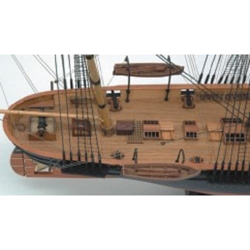 Woody Joe 1/75 Kanrin Maru (No Sails) Wooden Sailing Ship Model Assembly Kit