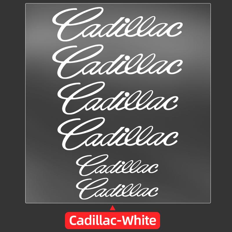 6 Pezzi Adesivi Pinze Freno Auto Scritte Decalcomanie Veicolo Accessori Per Cadillac ATS BLS CT4 CT5 XT5 XT6 XTS SLR SRX STS