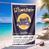 Silverchair Quick-drying soft and absorbent beach towel—perfect for beach trips swimming outdoor camping and travel an essential beach item