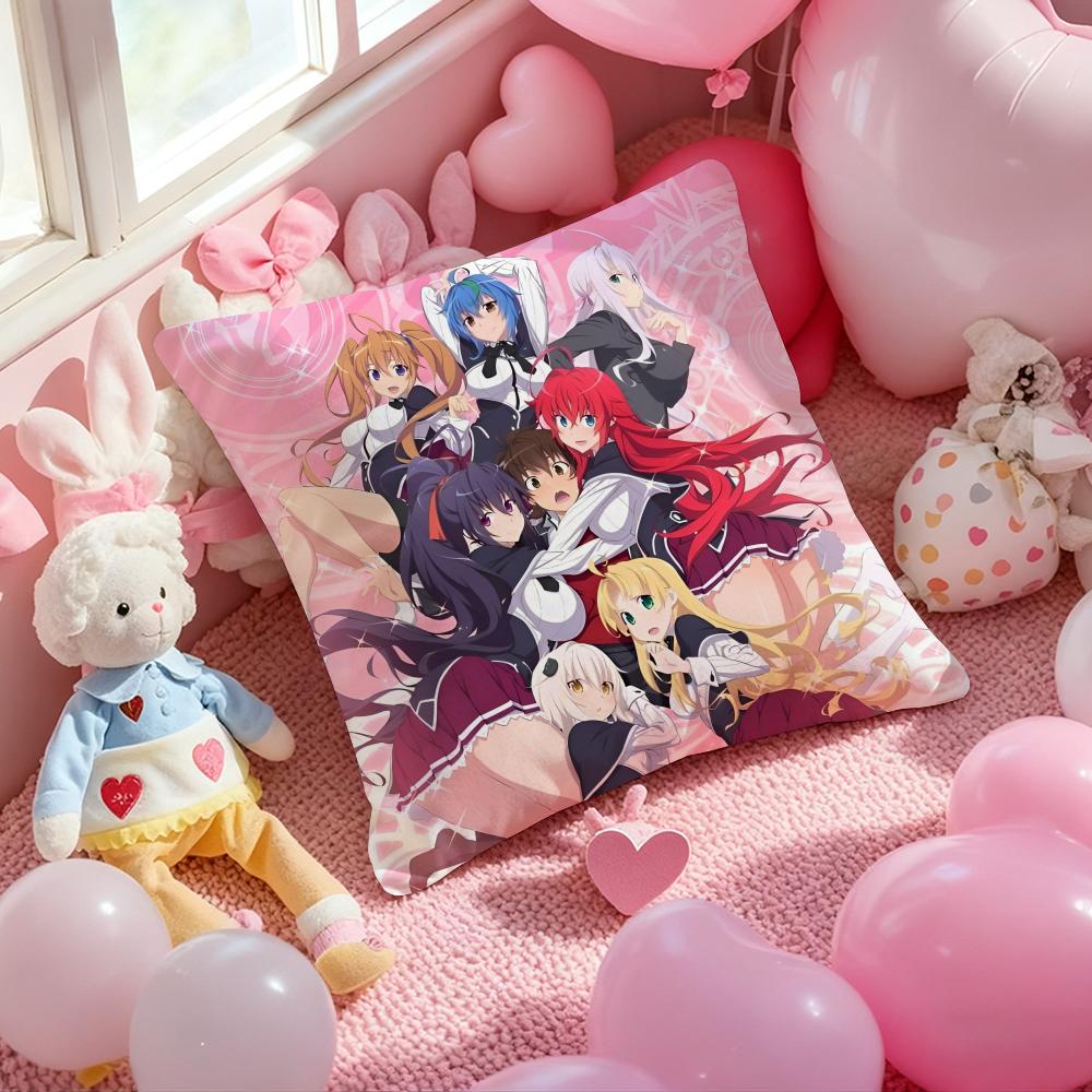 Heißes Anime H-High School DxD Kissenbezug Musterbedruckte Kissenhülle für Wohnzimmer Sofa Kissenbezug & Schlafzimmer Dekoration