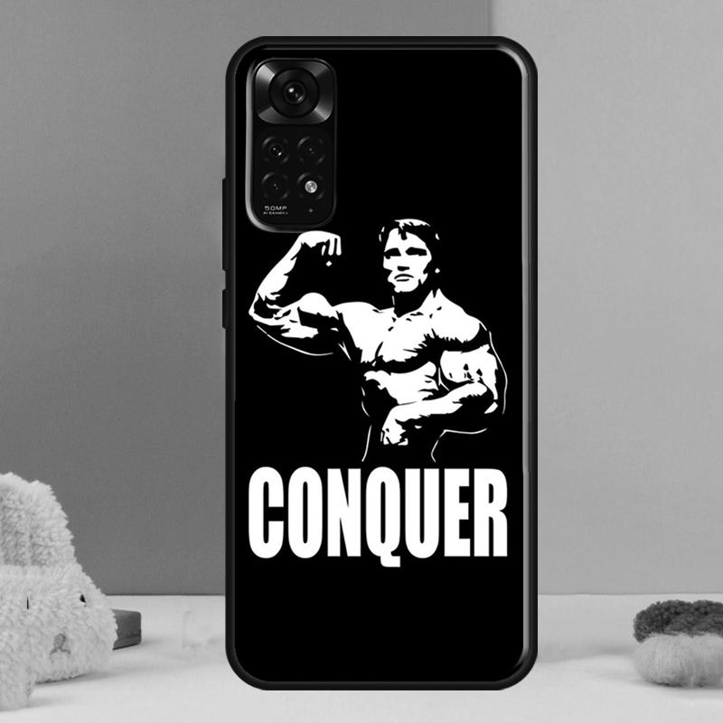 Workout Motivation Fitness Gym Quotes Case For Xiaomi Redmi Note 13 Pro 14 12 11 9 10 9S 10S 11S 12S Redmi 14C 13C 10C 12C Cover