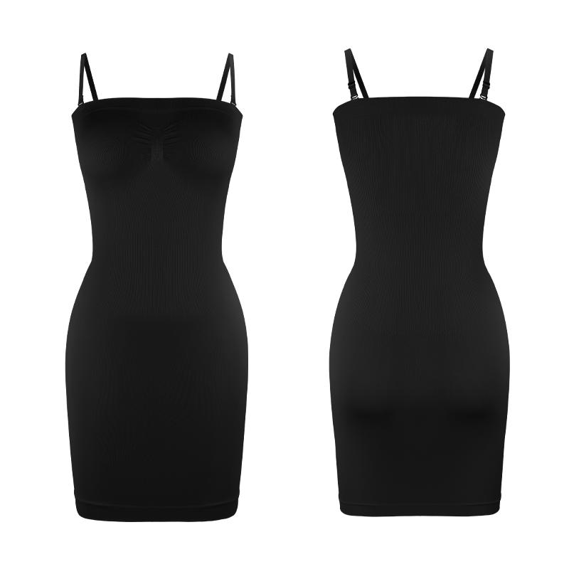 Women Seamless Full Slips Shapewear Bodysuit Under Dress Body Shaper Dresses Sexy Butt Lifter Tummy Control Shaping Corset