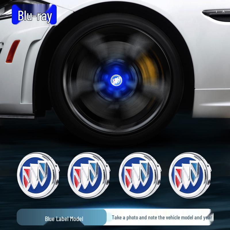 Compatible Magnetic Levitation Hub Lights for Buick: Excelle, Verano, LaCrosse, Enclave, Envision, GL8 - Luminous Tire Lights.