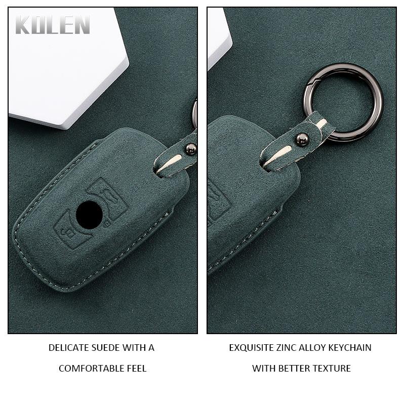Leather Car Remote Key Case Cover Shell Fob For Bmw F20 F30 G20 F31 F34 F10 G30 F11 X3 F25 X4 I3 M3 M4 1 3 5 Series Accessories