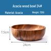 Bol de service en bois d'acacia Wuhe