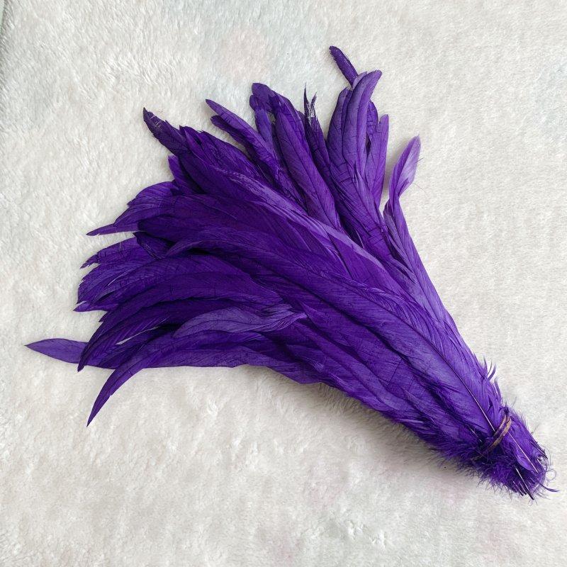 Wholes 500pcs Rooster Tail Feathers 25-30cm 30-35cm 35-40cm 40-45cm For Colored Carnival Costume&mask Party