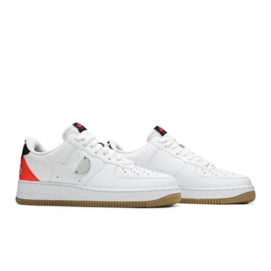 

Nike NBA x Air Force 1 07 LV8 White Bright Crimson CT2298-101 EU 39 багровый/белый