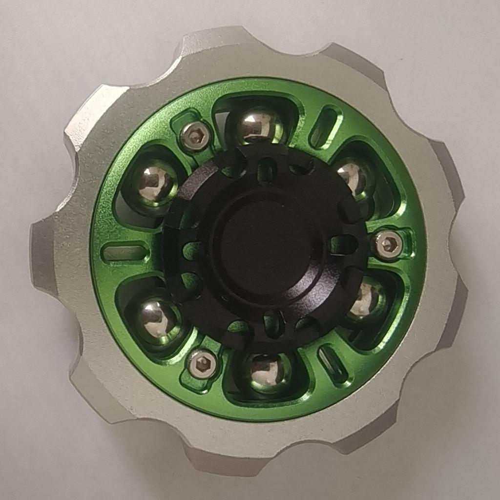 EDC Gear Metal Fidget Spinner Aviation Aluminum Hand Spinner Adult Fidget Playthings Office Stress Relief Toy Creative Gifts