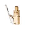 Heavy Duty Brass Air Chuck Adapter With Pressure Relief Valve Lock Clip For Car Bike Tire Inflation
