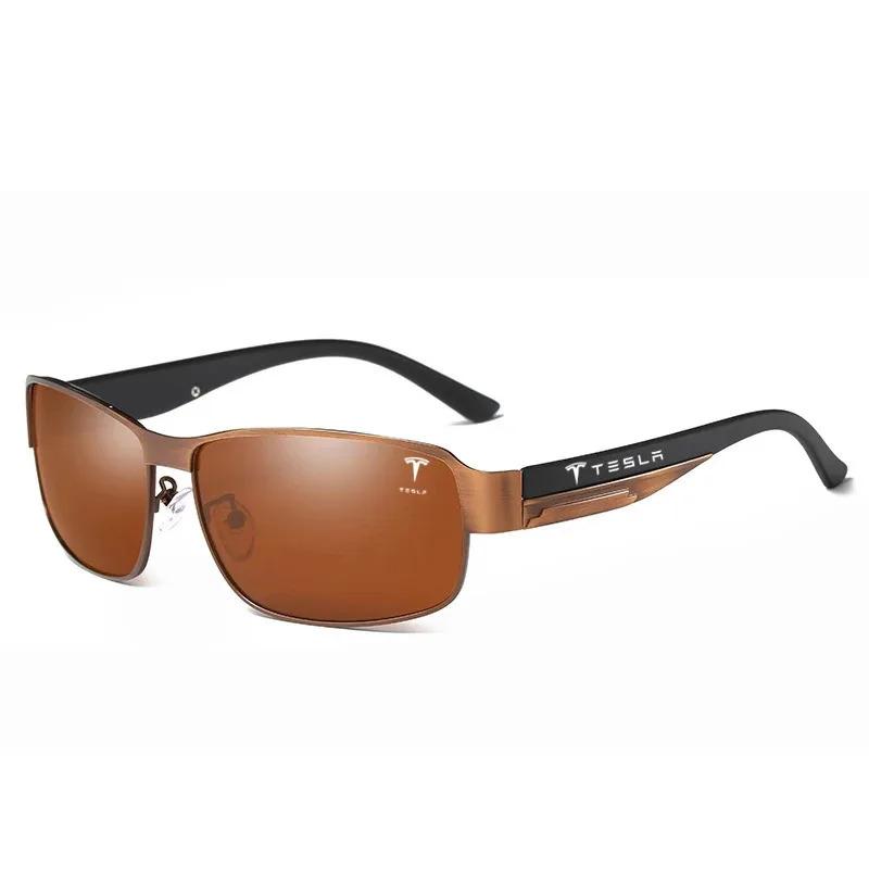 TDMC1 For Tesla Model 3 Model Y Model S Model X Cybertruck Roadster Car High-End Leisurely Luxury Sunglasses Men Women Fashion Goggles
