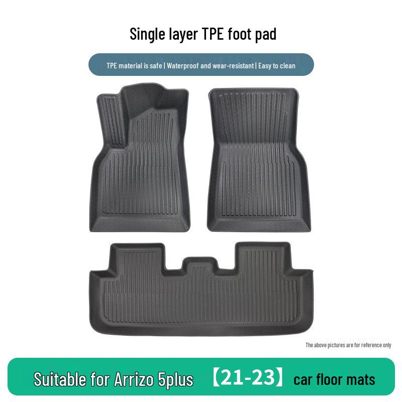 Custom-Fit TPE Floor Mats for Chery Arrizo 5 Plus (2021-2023) - Waterproof and Scratch-Resistant