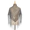 Casual Lace Flower Lace Scarf Shawl Thin Cute Sweet Headscarf Shawl Chic Style Vintage Triangle Head Scarf Photography