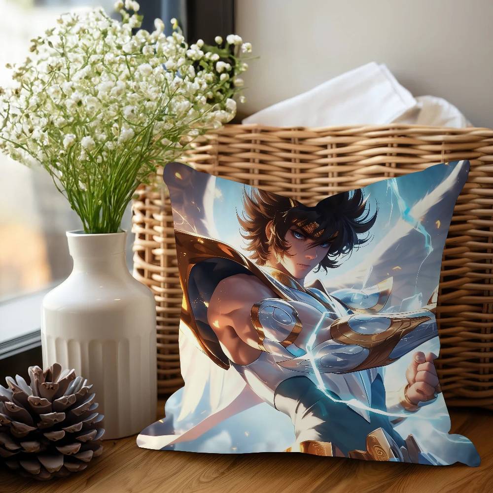 S-Saint Seiyas Cushion Cover Decorative Pillow Sofa Home Decor Case Pillow Cases