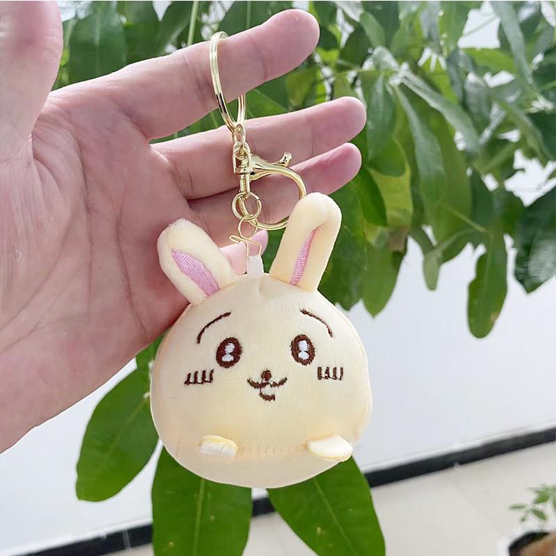 Sweet Plush Chiikawa Character Keychain Adorable Animal Design For Use Everyday