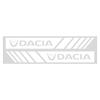 2PCS Car Rearview Mirror Decoration Sticker Emblems Styling For Renault Dacia Megane 2 3 Duster Koleos Logan Clio Laguna Sandero