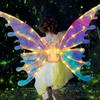 Dazzling Electric Butterfly Wings Luminous Glowing Effect Elf Luminous Wings Comfortable To Wear Colorful Lights