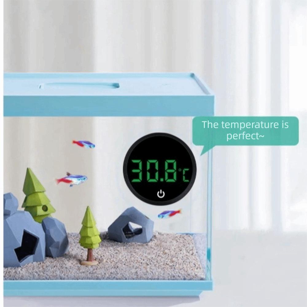 Kabelloses Aquarium Thermometer LED Display Temperaturregler Hydroponik