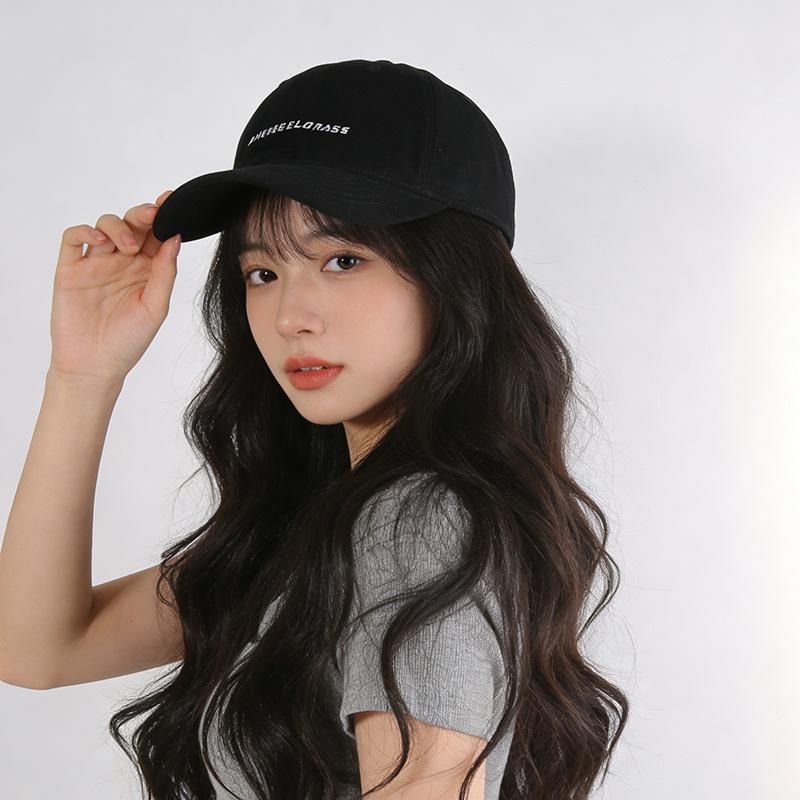 

Versatile street couple show face small visor casual retro cap men M（56-58cm）