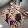 Sword Duel Anime Characters Carpet suitable as a non-slip mat for the living room or bedroom sofa