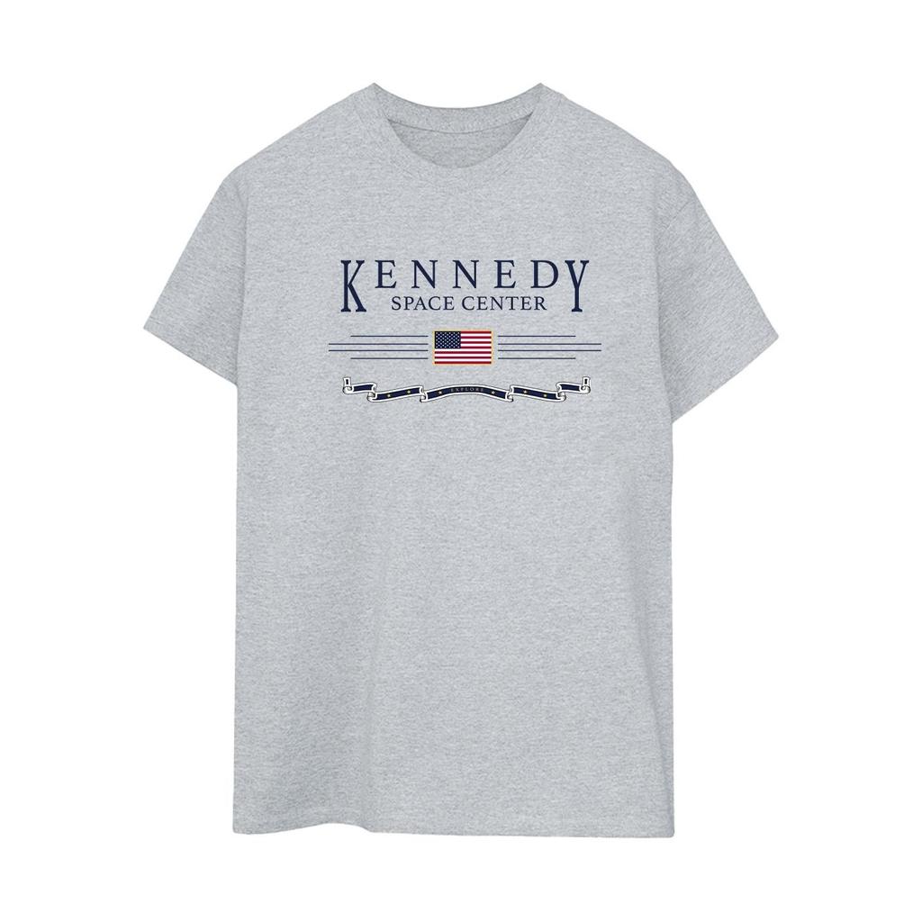 NASA Womens/Ladies Kennedy Space Centre Explore Cotton Boyfriend T-Shirt