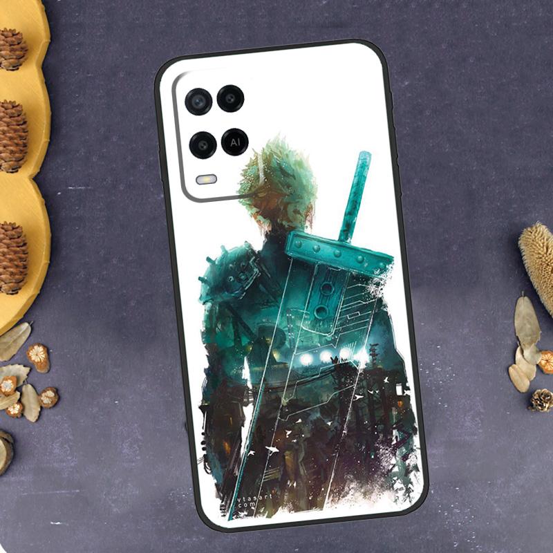 Final Fantasy Phone Case For Oppo A94 A74 A54 A15 A18 A38 A58 A78 A98 A40 A60 A80 A16 A76 A96 A57S A17 A77