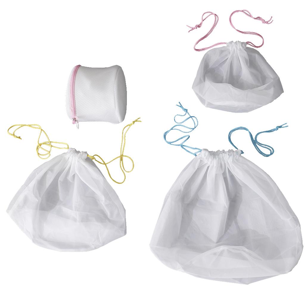 Drawstring Bag Toiletry Travel Wash Pouch Laundry Gym PE Set B