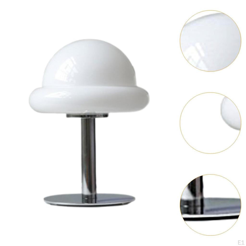 Glass Bedside Lamp Lollipop Decorative Night Light Modern Desk for NightStand