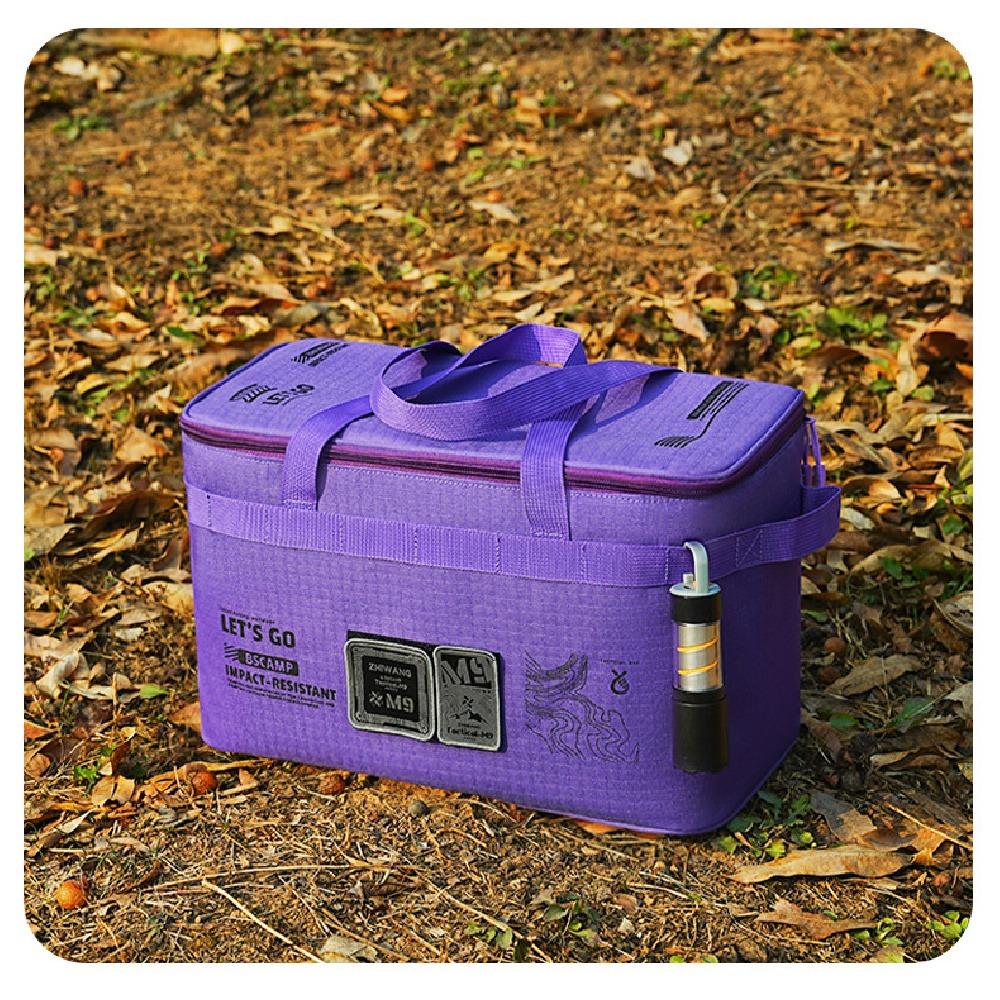 Large Capacity Outdoor Kitchenware Storage Bag, Foldable Tactical Camping Gear Bag, Wild Camping Stove Organizer Pouch
