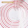Silicone Making Baking Mat BBQ Mat with Clear Scale Design Washable Rotatable for Home Kitchen Daily Use
