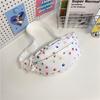 Lightweight Dot Print Chest Bag Student Waist Bag Women's Crossbody Bag