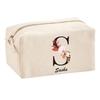 Trousse Multifonction Sasha Lettre Fleur Cadeau Anniversaire Noël Idée Personnalisé Original | Trousse Scolaire Fournitures Bureau
