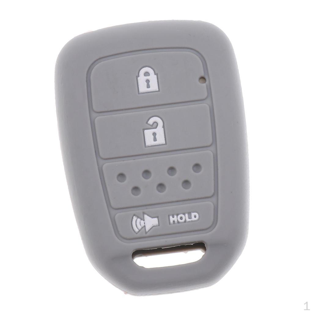 

Brand Durable Car Key Fob Protector Case For Fit City Greiz Gray