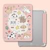 Per iPad 2021 gen9 10.2 custodia Nuova Cartone Animato Cane Carino Silicone Piatto Intero Custodia Protettiva 2018/17 gen6/5 9.7 Stile Tre Pieghe a Conchiglia