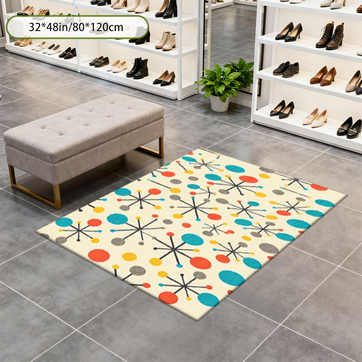 Коммерческий нескользящий коврик, Коврик для прихожей, Приветственный коврик, Подходит для торговых центров, Спален, Гостиных, Ванных комнат, Прачечных 80cm x 120cm