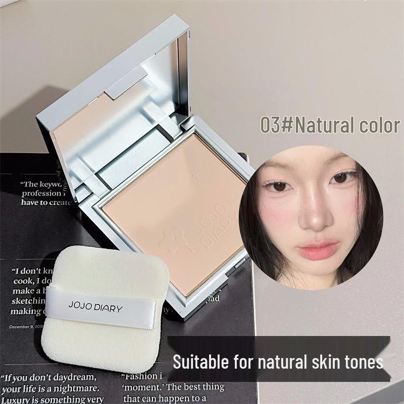 Jiujiu Diary Metallic Oil Control & Concealer Setting Powder
