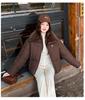 Large Fur Lapel Short Down Jacket Women's Cotton-padded Clothes Loose Thickened Jacket