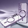 Case for Samsung Galaxy S22, Electro MagSafe, Purple + Glass Screen Protector