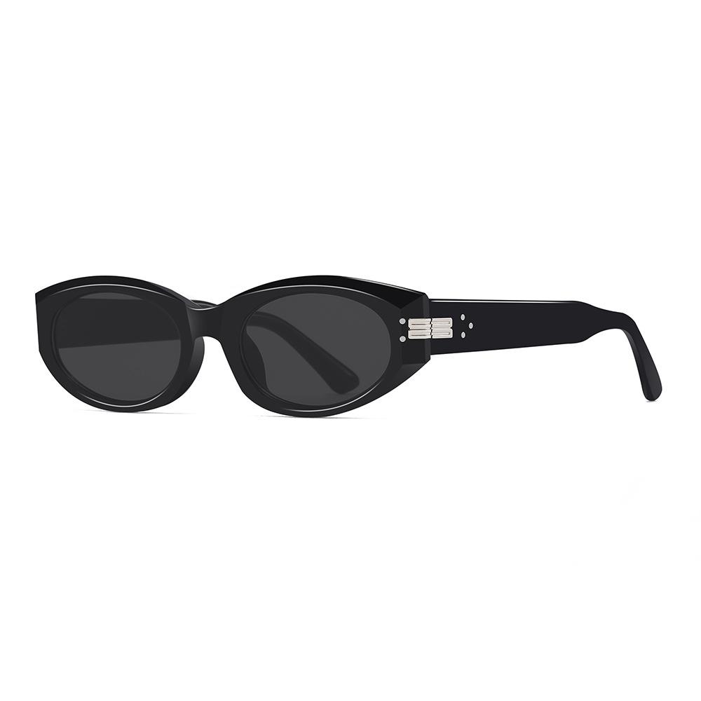 White Deer Same Gm Sunglasses Women S Retro Fashion Trend Uv-Proof Street Sunshade Sunglasses Men Sunglasses