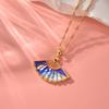 Genshin Impact Ayaka Cosplay Character Necklace Captivating Alloy Pendant For Couples