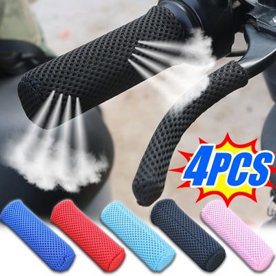 Summer Electric Vehicles Handle Cover Scooter Tricycles Bicycles Ice Silk Sunscreen Anti Slip Breathable Elastic Handle Cover