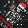 Christmas Skeleton I Prefer Halloween Ugly Xmas 100% Cotton T-shirt Men Fashion Casual Tshirt Loose Oversized Streetwear T Shirt