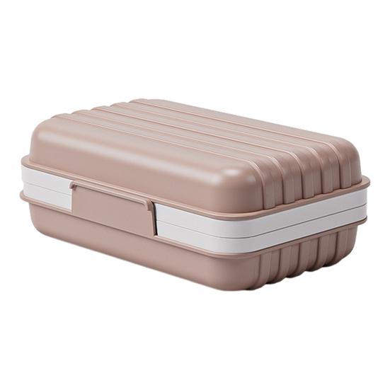 Soap Portable Bar Holder with Cover 2Pcs Travel Soap Container with Filter Hole