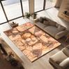 Sleeping Cat Area Rug Autumn Leaves Cat Home Decor Vintage Area Carpet Mat Rug Home Decor Modern Living Room Floor Home Rug