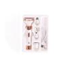 4-in-1 Women's Electric Shaver with USB Charging - Eyebrow Trimmer, Hair Removal for Sideburns, Underarms, Legs, and Bikini Area