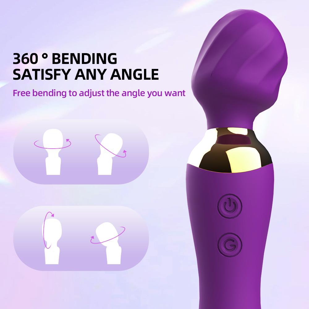 12 Speeds Powerful Dildo Vibrator Female AV Massager Wand G Spot Clitoris for Women Stimulator Adult Sex Toys Masturbator