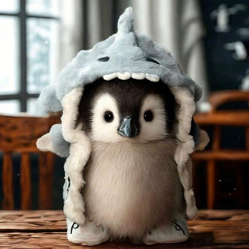 Soothing Stuffed Penguins Toy Cartoon Penguins Figure Soft Toy Room Emotion Appease For Toddlers Girls Office Ornaments