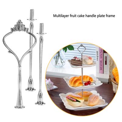 Suporte de Frutas para Bolo Alça Suporte para Prato de Bolo Alça Vários Níveis Bandeja para Bolo Cupcake Alça Suporte Ferragem para Prato de Frutas
