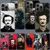 Edgar Allan Poe Handyhülle Für Iphone 17 Air 16 15 Pro Max 14 Plus 16E Hülle 13 Pro 12 Mini 11 Klare Hülle Silikon Niedliche Hülle S