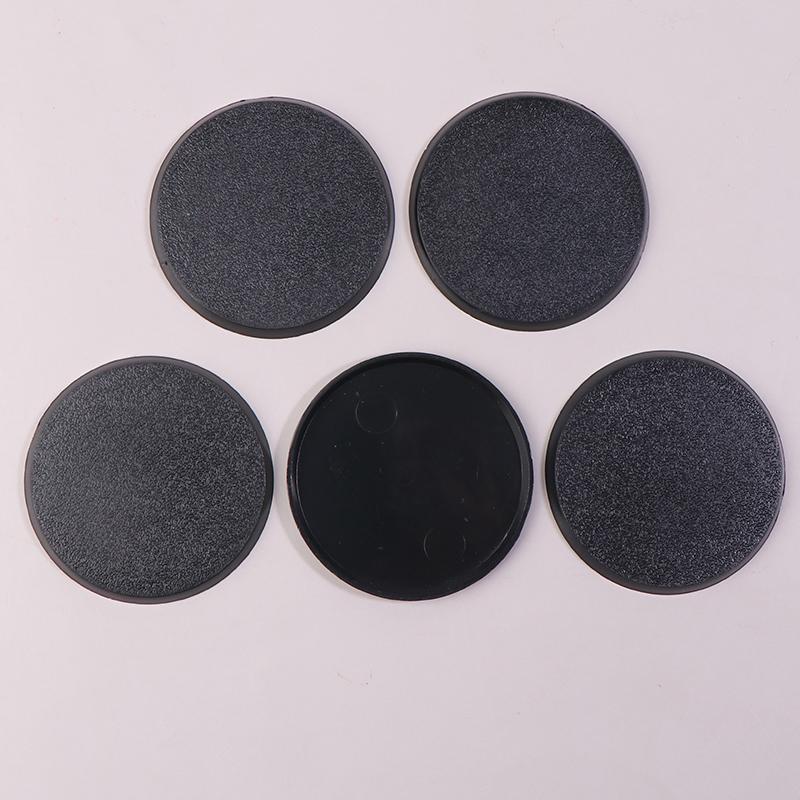 5Pcs 25Mm/32Mm/40Mm/50Mm/60Mm Round Bases For Miniature Table Games Tabletop Game Base Modeling Model Kit Diorama