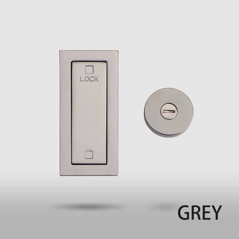Barn Sliding Door Lock Indoor Sliding Door External Padlock New Chinese Style Built-in Wooden Door Kitchen Ghost Door Lock серый